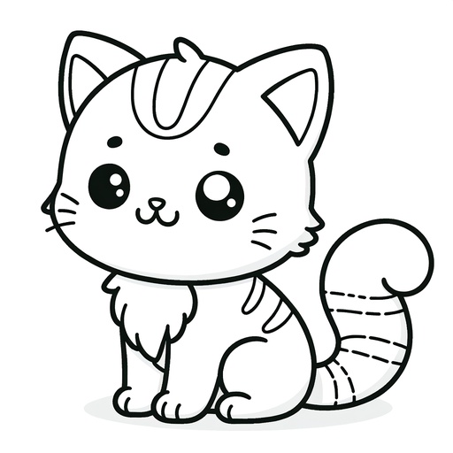 Cat Coloring Pages for Children