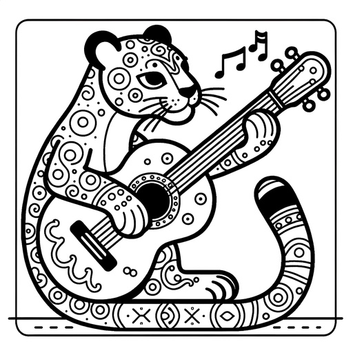 Jaguar Coloring Pages For Children