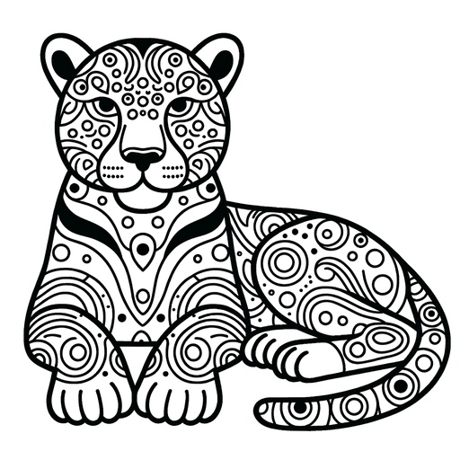 Jungle Animal Coloring Pages
