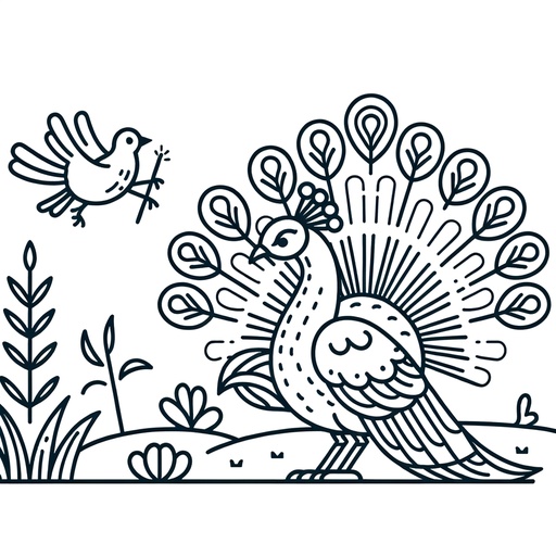 Bird Coloring Pages For Children