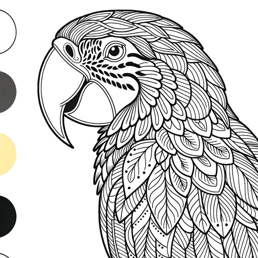 Macaw Coloring Pages For Children