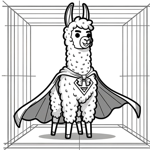 Animals As Super Heroes Coloring Pages For Children