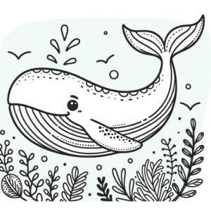 Cute Animal Coloring Pages For Children
