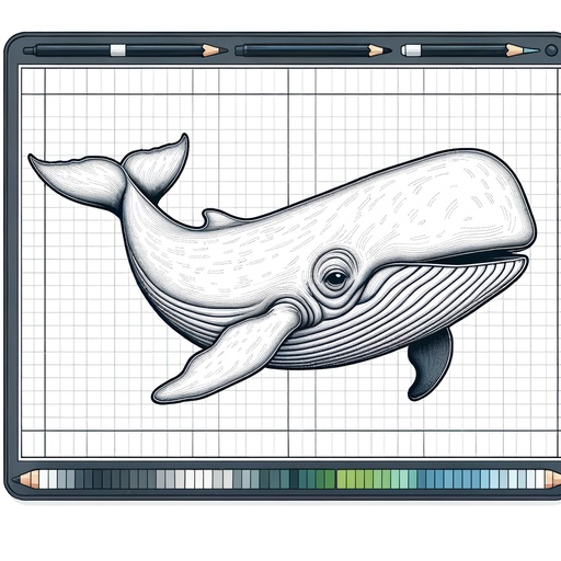 Realistic Pilot Whale Coloring Page