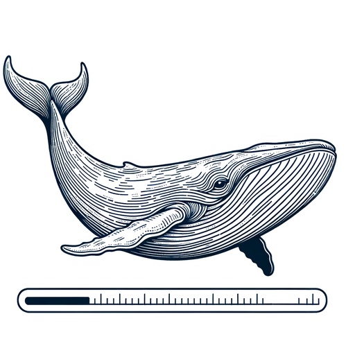 Realistic Minke Whale Coloring Page