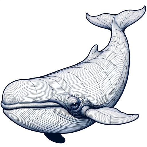 Realistic Pilot Whale Coloring Page