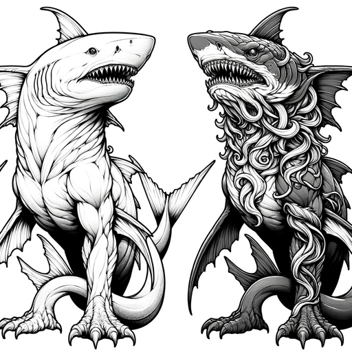 Chimeras Coloring Pages for Children