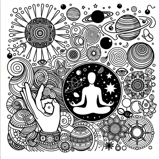 Children&#8217;s Mindful Space children&#8217;s coloring Page