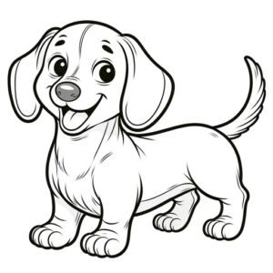 Cute Animal Coloring Pages For Children