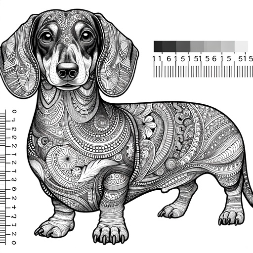 Dachshund Coloring Pages for Teens